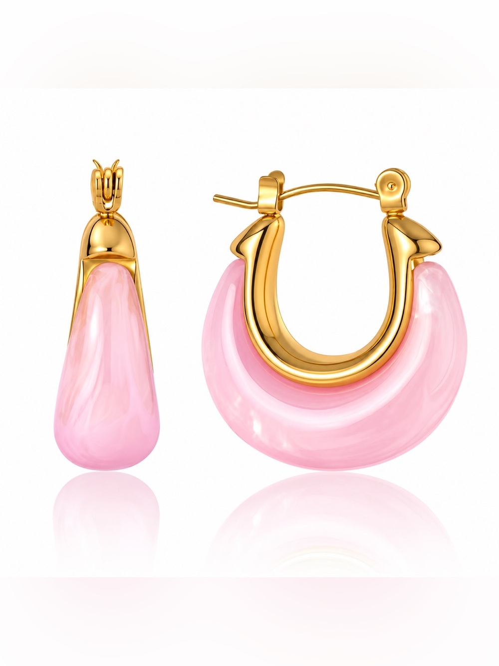 Crystal Hoop Earrings D138
